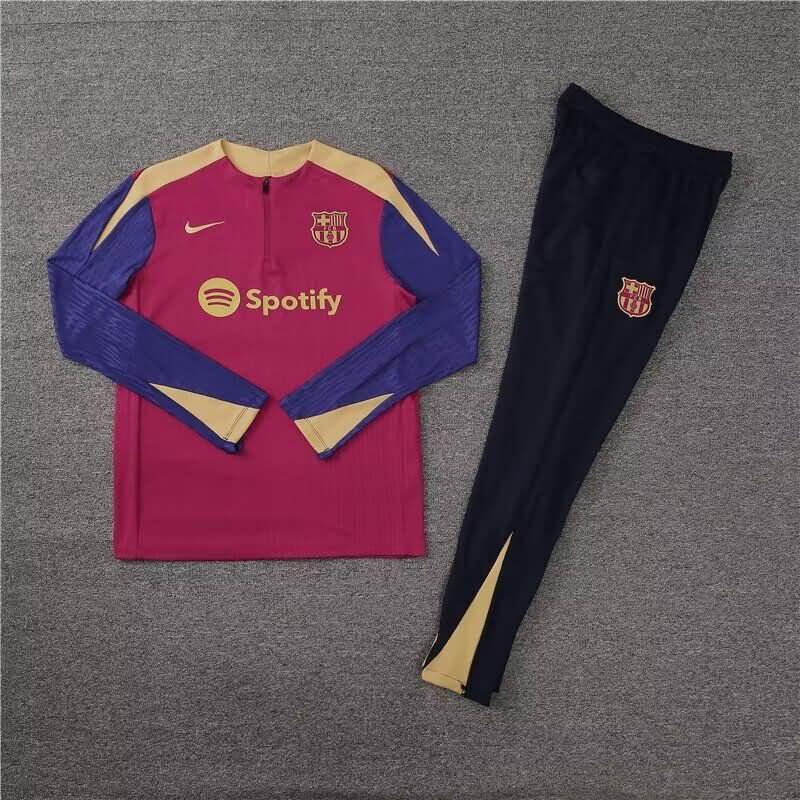 AAA Quality Barcelona 23/24 Red Soccer Tracksuit
