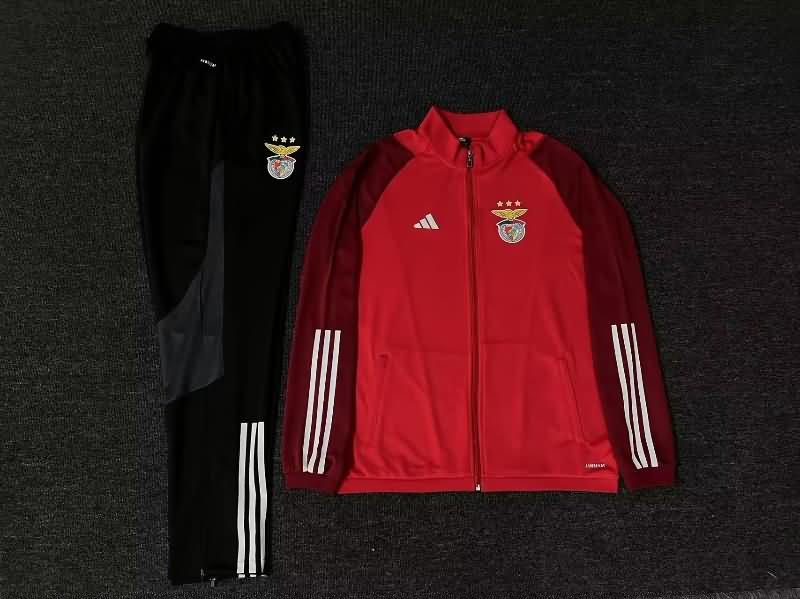 AAA Quality Benfica 23/24 Red Soccer Tracksuit