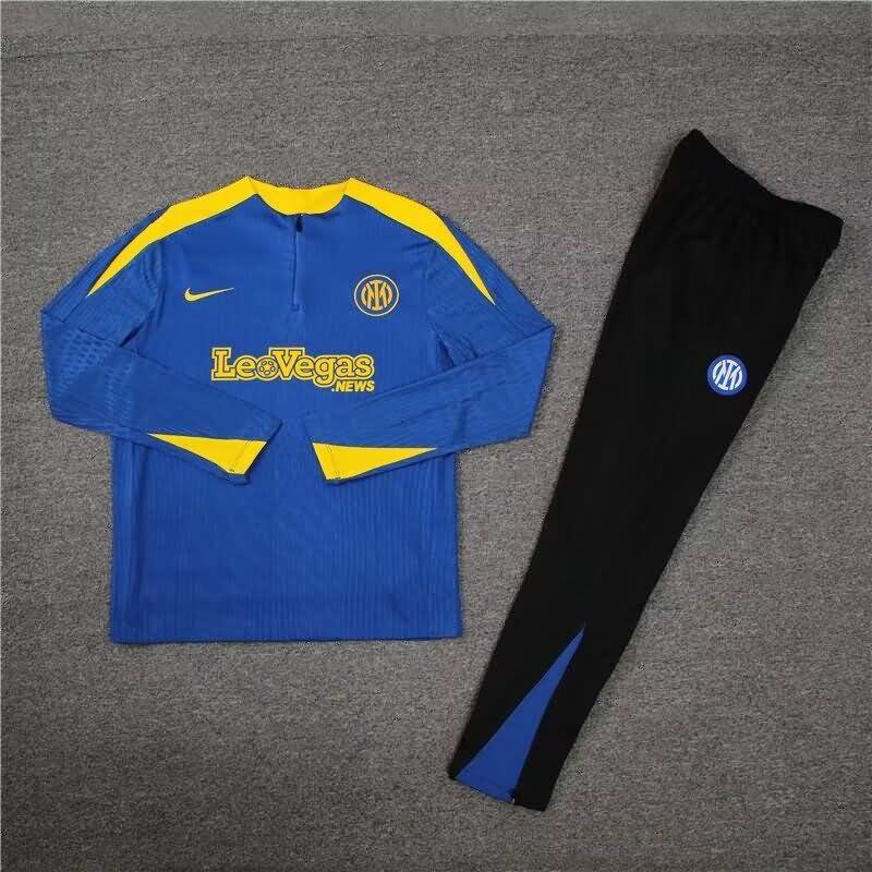 AAA Quality Inter Milan 23/24 Blue Soccer Tracksuit
