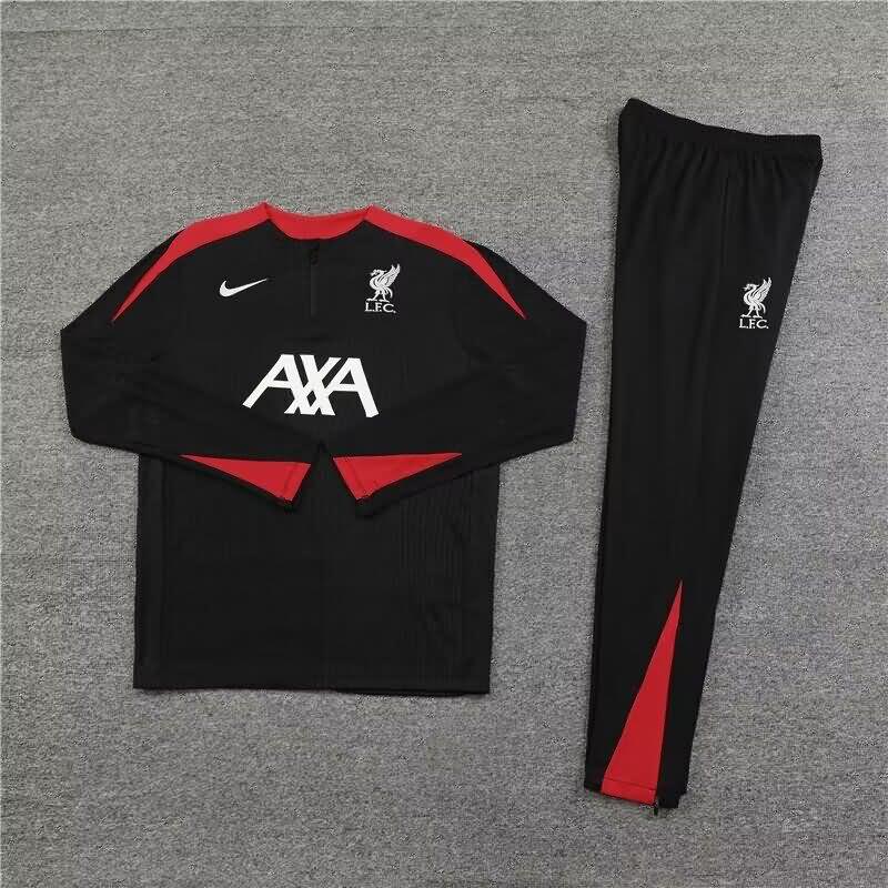 AAA Quality Liverpool 23/24 Black Soccer Tracksuit 02
