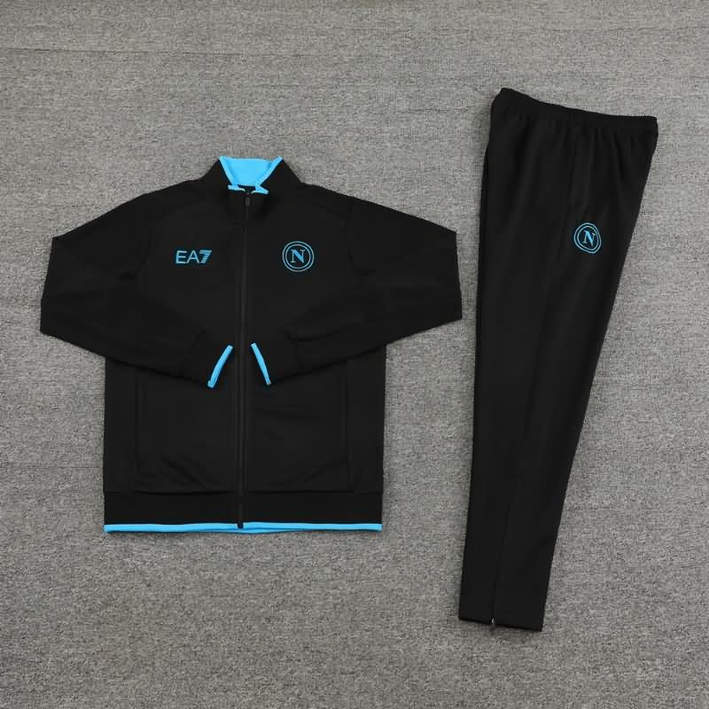AAA Quality Napoli 23/24 Black Soccer Tracksuit
