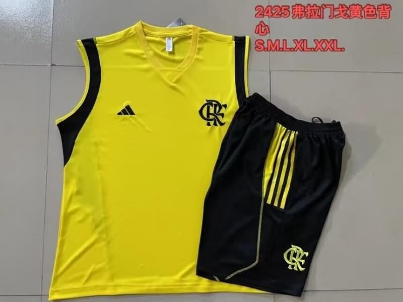 AAA Quality Flamengo 23/24 Yellow Soccer Training Sets