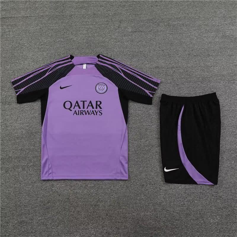 AAA Quality Paris St German 23/24 Purples Soccer Training Sets
