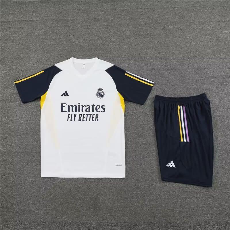 AAA Quality Real Madrid 23/24 White Soccer Training Sets
