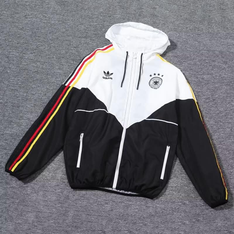 AAA Quality Germany 2024 Black Soccer Windbreaker 02