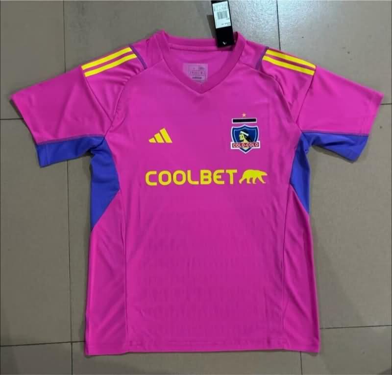 AAA Quality Colo Colo 2024 Goalkeeper Pink Soccer Jersey