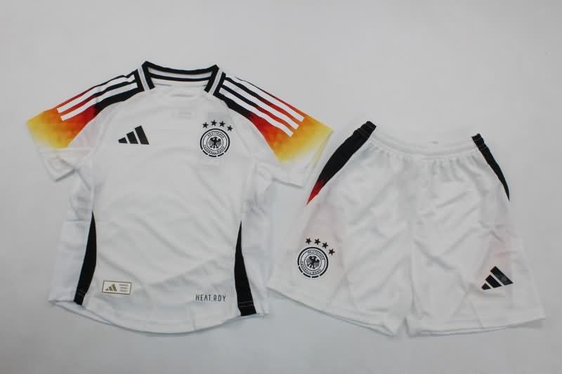 Kids Germany 2024 Home Soccer Jersey And Shorts (Player)