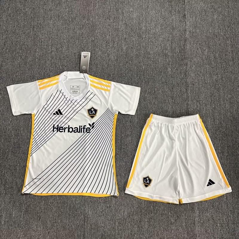 Kids Los Angeles Galaxy 2024 Home Soccer Jersey And Shorts