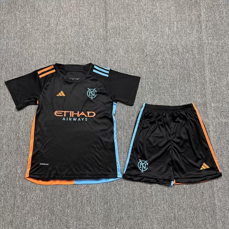 Kids New York City 2024 Away Soccer Jersey And Shorts