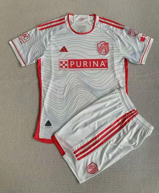Kids St.Louis City Sc 2024 Away Soccer Jersey And Shorts