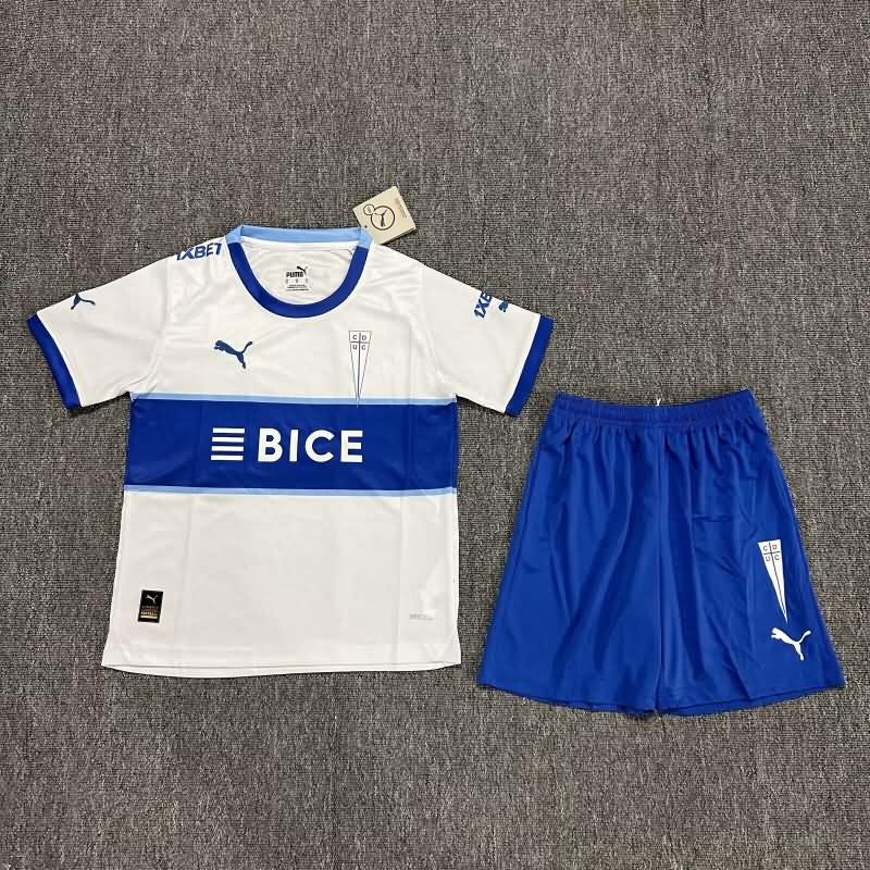 Kids Universidad Catolica 2024 Home Soccer Jersey And Shorts