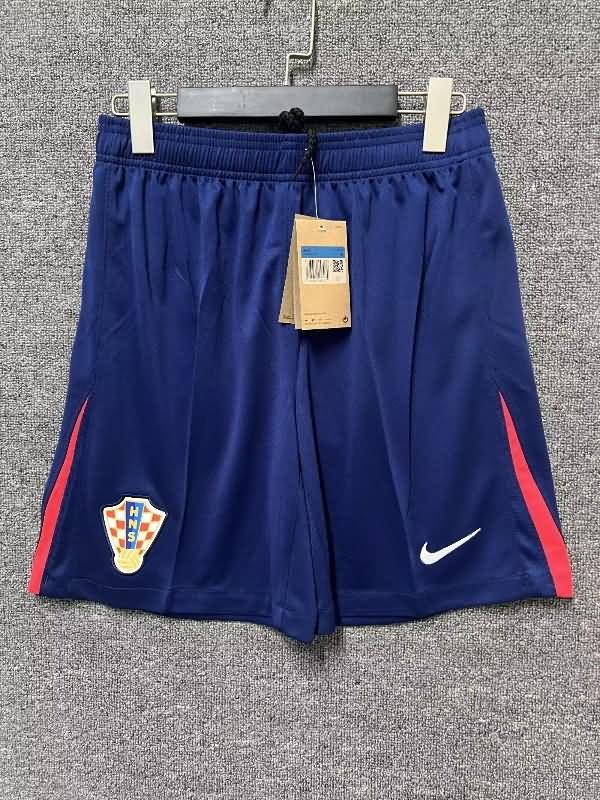 AAA Quality Croatia 2024 Away Soccer Shorts