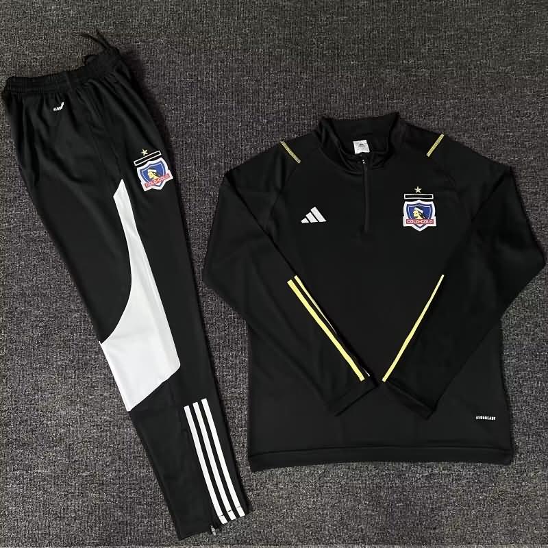 AAA Quality Colo Colo 2024 Black Soccer Tracksuit