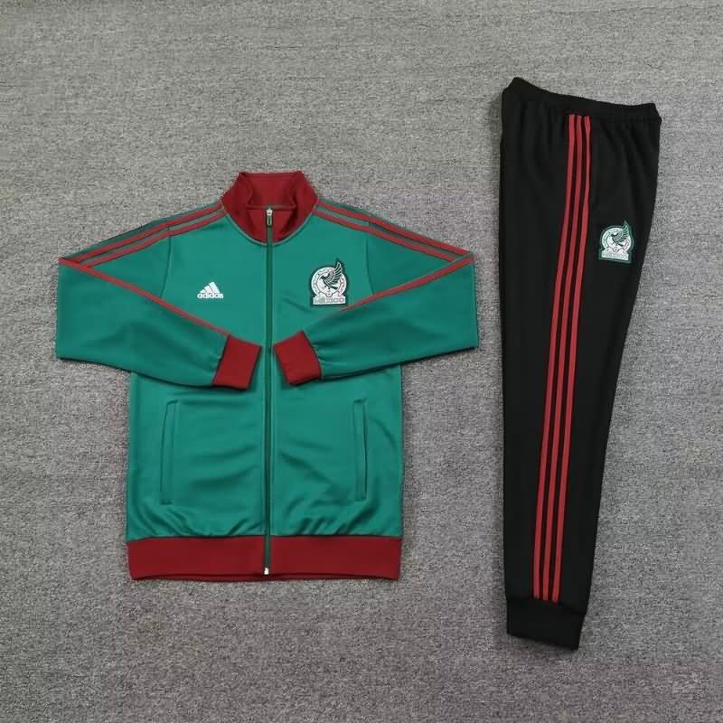 AAA Quality Mexico 2024 Green Soccer Tracksuit