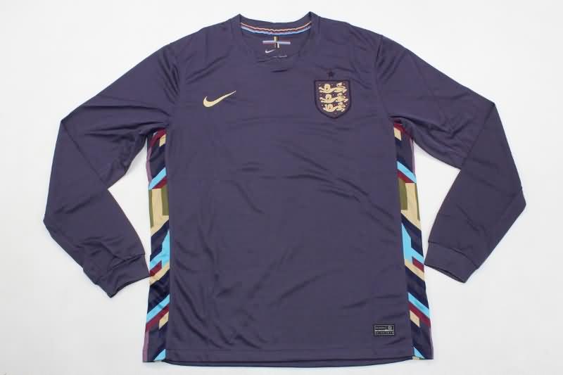 AAA Quality England 2024 Away Long Sleeve Soccer Jersey