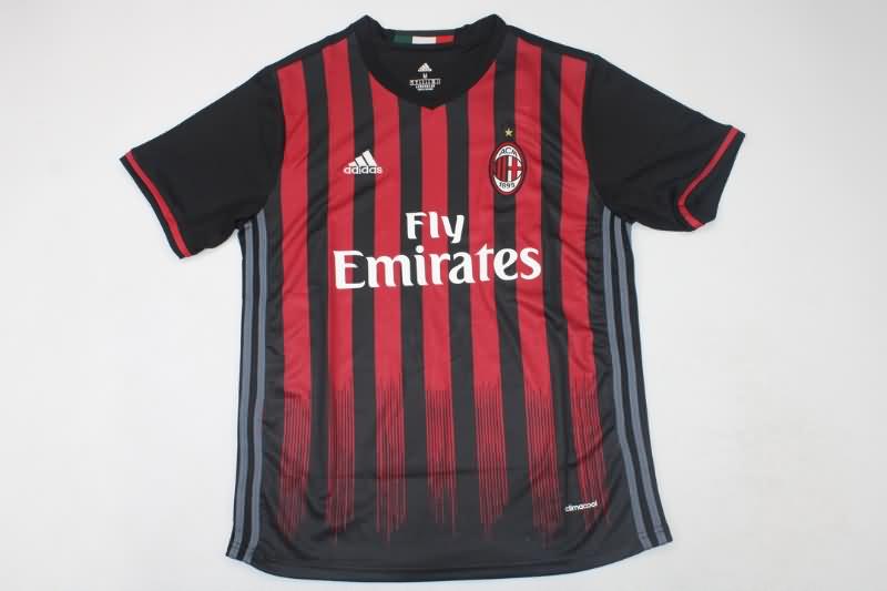 AAA Quality AC Milan 2016/17 Home Retro Soccer Jersey