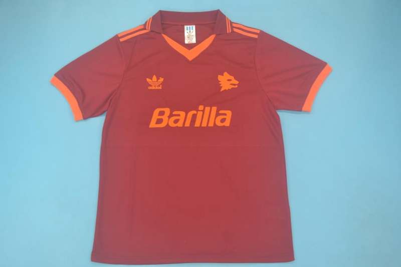 AAA Quality AS Roma 1992/94 Home Retro Soccer Jersey