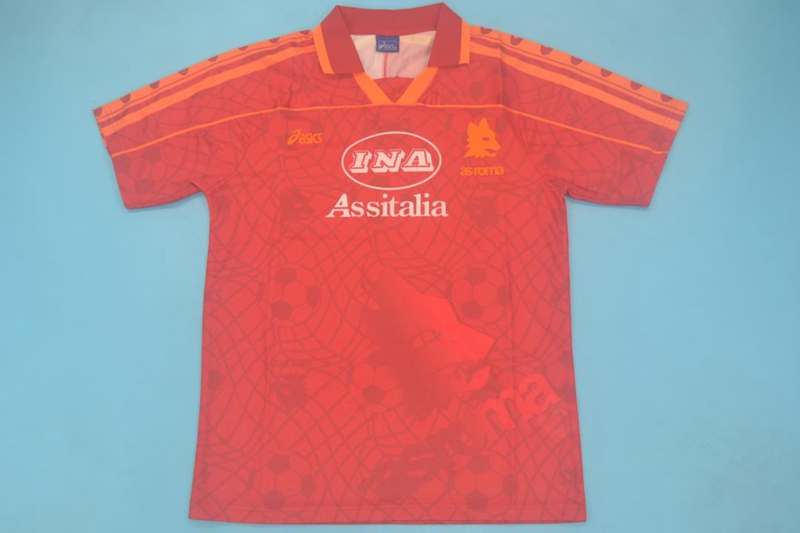 AAA Quality AS Roma 1995/96 Home Retro Soccer Jersey