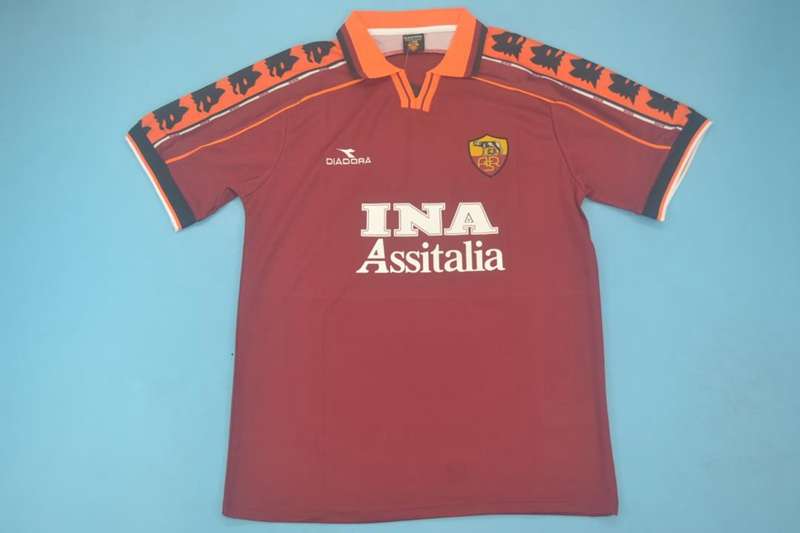 AAA Quality AS Roma 1998/99 Home Retro Soccer Jersey