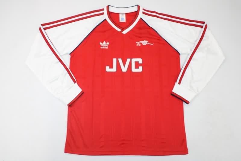 AAA Quality Arsenal 1988/90 Home Long Sleeve Retro Soccer Jersey
