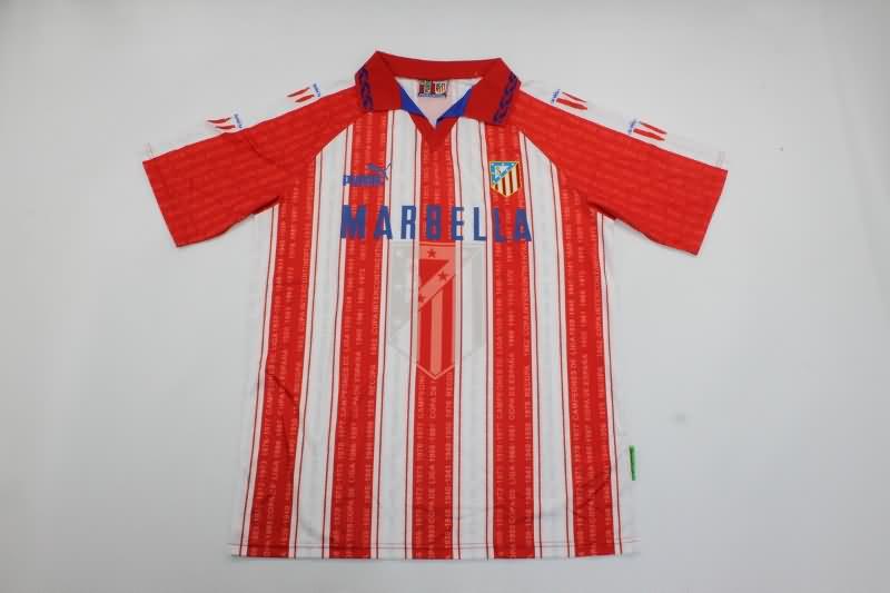 AAA Quality Atletico Madrid 1995/96 Home Retro Soccer Jersey