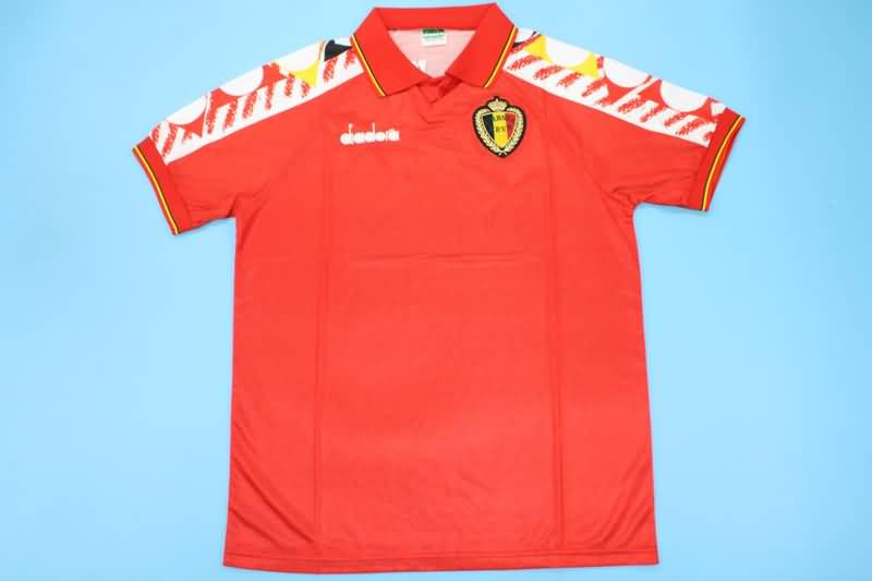 AAA Quality Belgium 1995 Home Retro Soccer Jersey