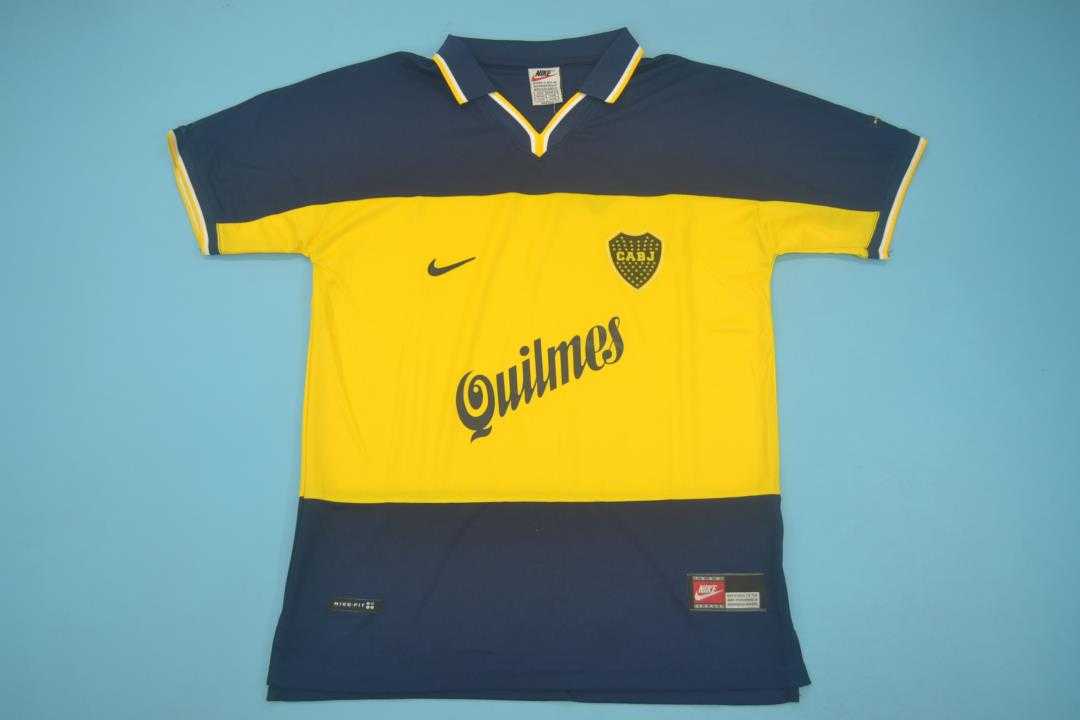 AAA Quality Boca Juniors 1999 Home Retro Soccer Jersey