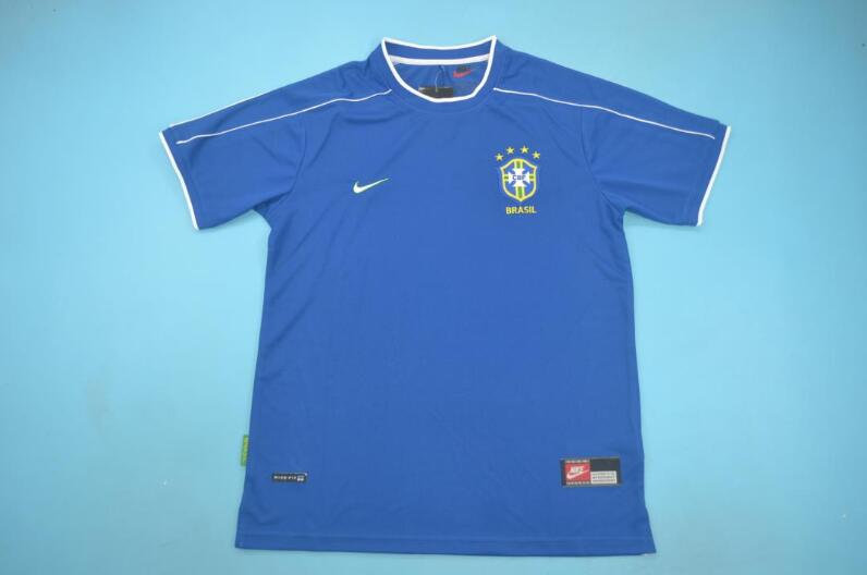 AAA Quality Brazil 1998 Away Retro Soccer Jersey