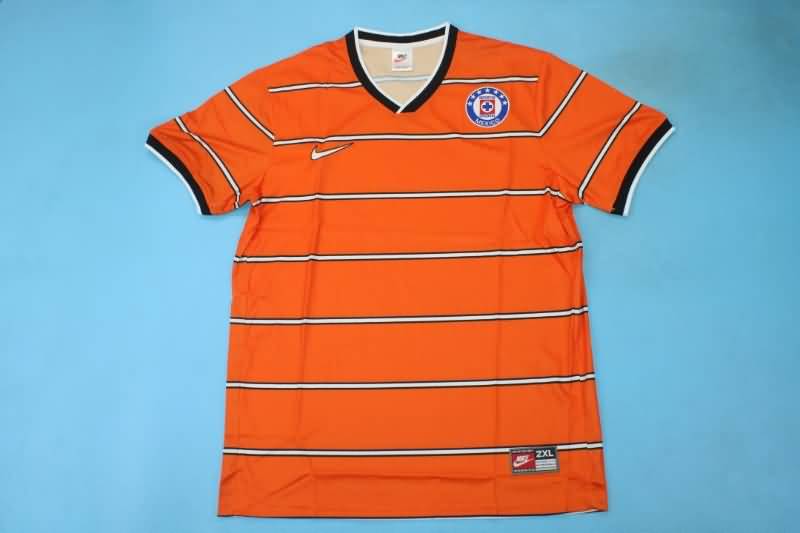 AAA Quality Cruz Azul 1997 Goalkeeper Orange Retro Soccer Jersey