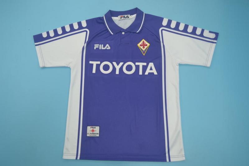 AAA Quality Fiorentina 1999/00 Home Retro Soccer Jersey