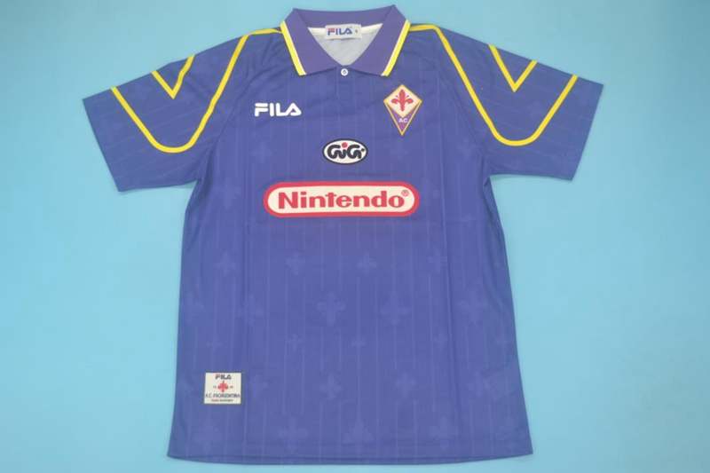 AAA Quality Fiorentina 1997/98 Home Retro Soccer Jersey