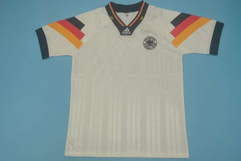 AAA Quality Germany 1992 Home Retro Soccer Jersey