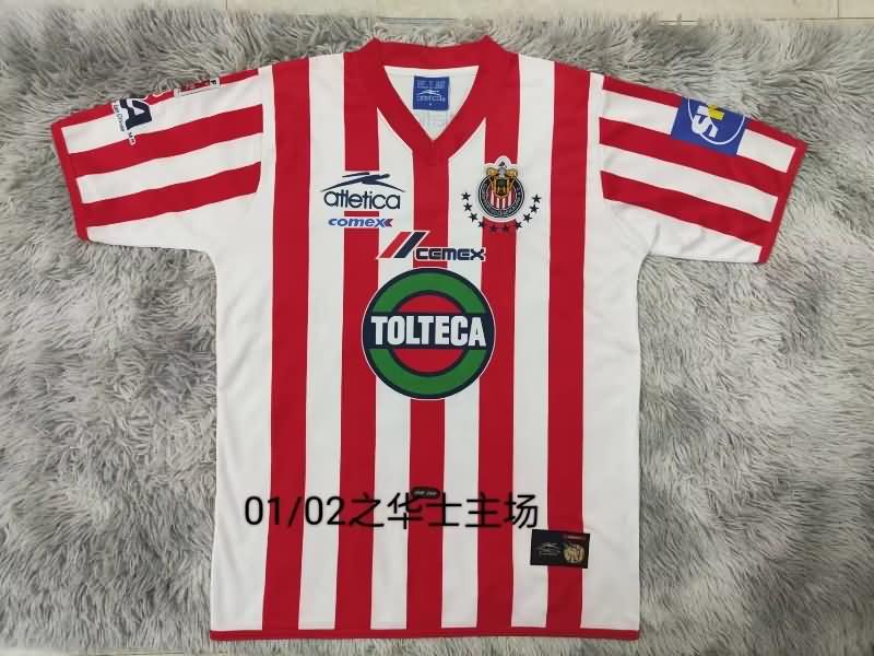 AAA Quality Guadalajara 2001/02 Home Retro Soccer Jersey
