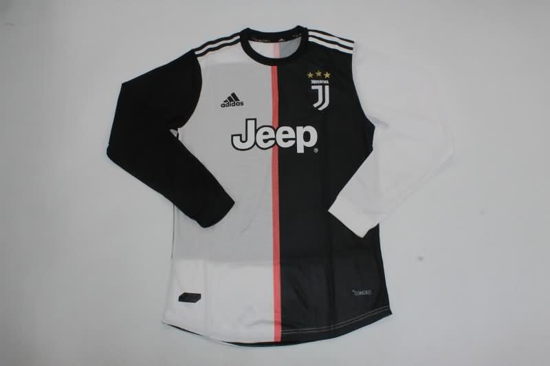 AAA Quality Juventus 2019/20 Home Long Sleeve Retro Soccer Jersey