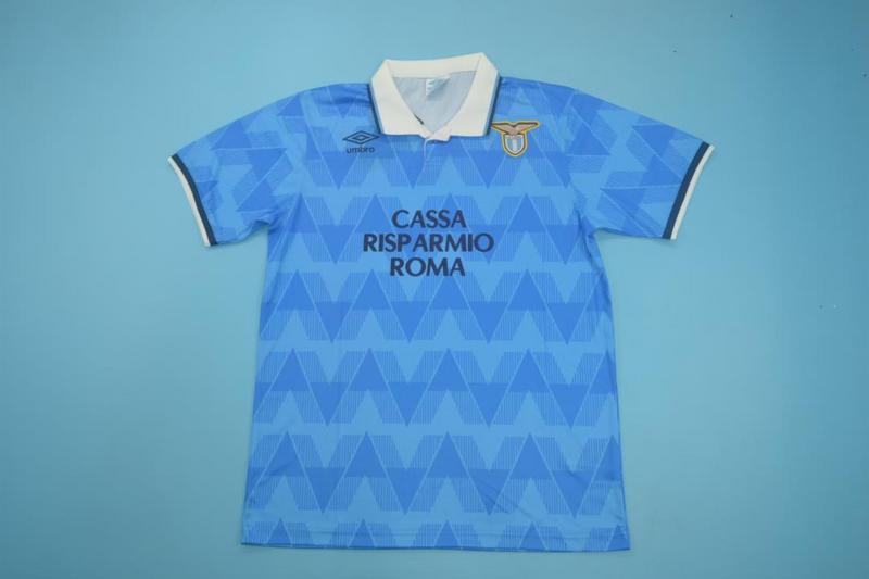 AAA Quality Lazio 1989 Home Retro Soccer Jersey