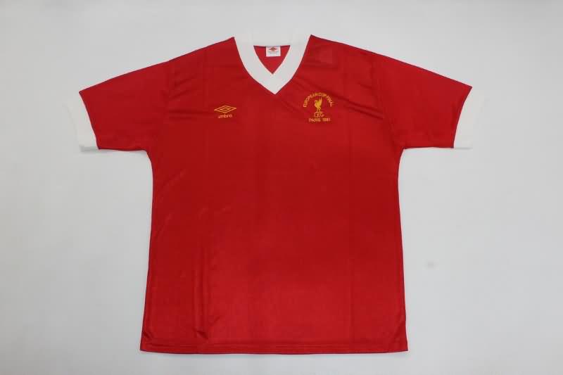 AAA Quality Liverpool 1981 Home UCL Final Retro Soccer Jersey