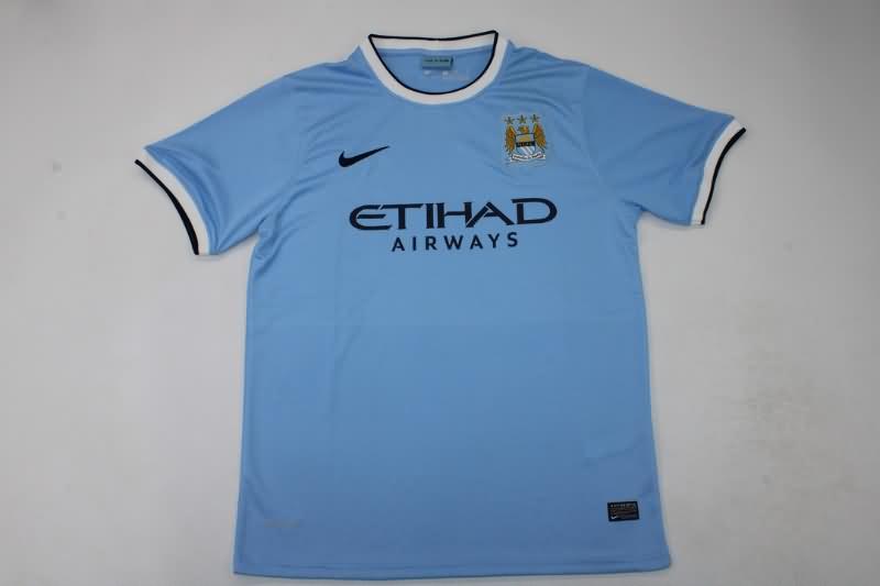 AAA Quality Manchester City 2013/14 Home Retro Soccer Jersey