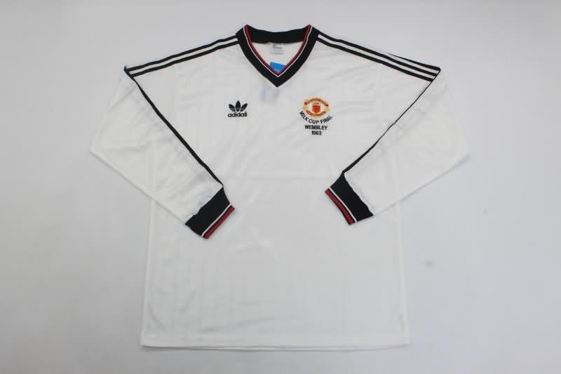 AAA Quality Manchester United 1983 FA Final Long Sleeve Retro Soccer Jersey
