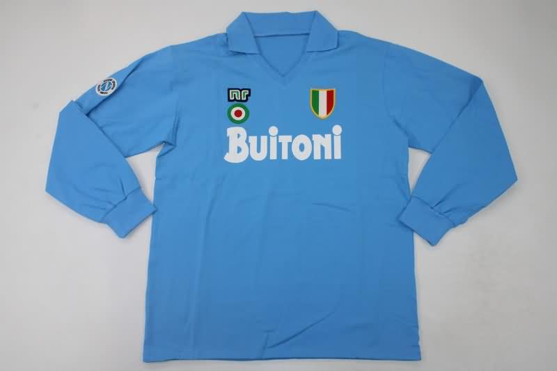 AAA Quality Napoli 1987/88 Home Long Sleeve Retro Soccer Jersey