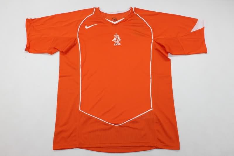 AAA Quality Netherlands 2004 Home Retro Soccer Jersey