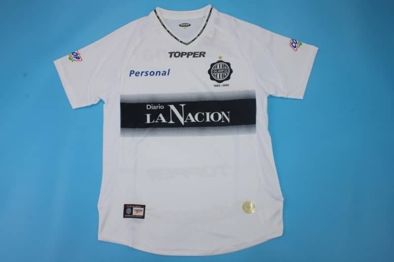 AAA Quality Olimpia 2002 Home Retro Soccer Jersey