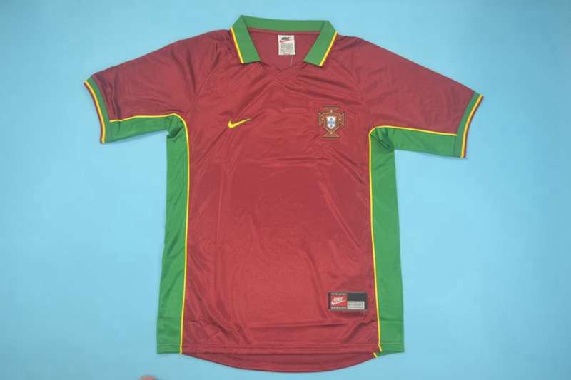 AAA Quality Portugal 1998 Home Retro Soccer Jersey