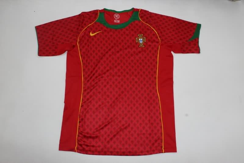 AAA Quality Portugal 2004 Home Retro Soccer Jersey