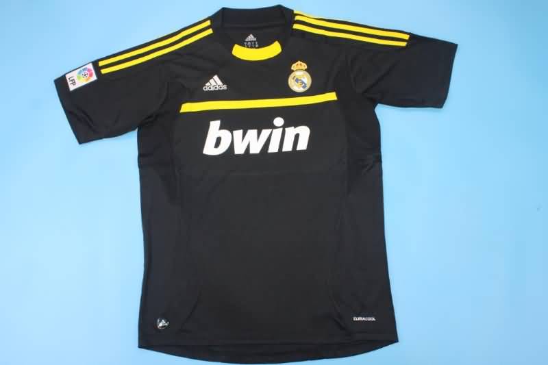 AAA Quality Real Madrid 2011/12 Goalkeeper Black Retro Soccer Jersey