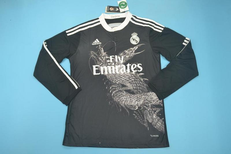 AAA Quality Real Madrid 2014/15 Third Long Retro Soccer Jersey