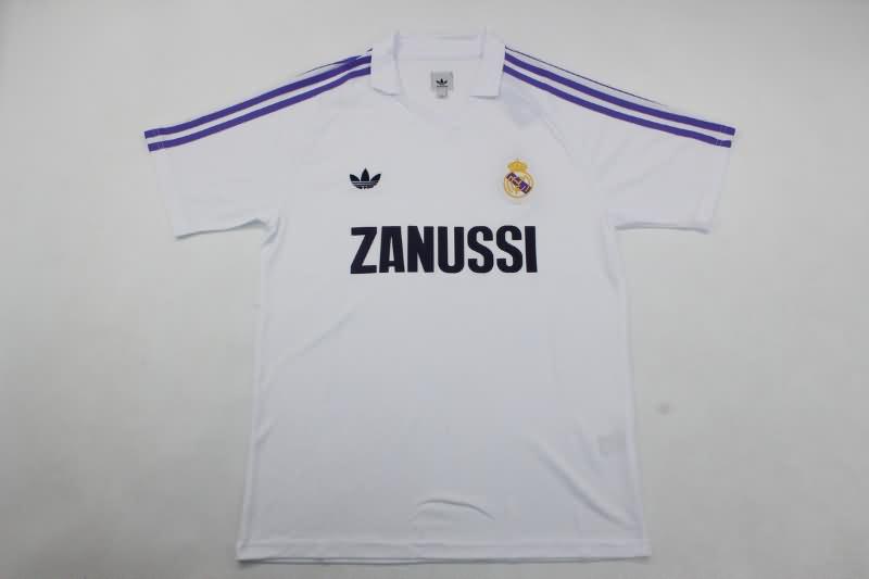 AAA Quality Real Madrid 1984/85 Home Retro Soccer Jersey