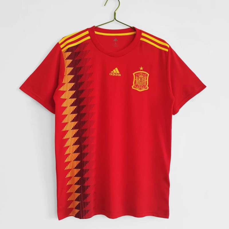 AAA Quality Spain 2018 Home Retro Soccer Jersey