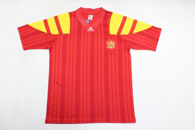 AAA Quality Spain 1992/94 Home Retro Soccer Jersey