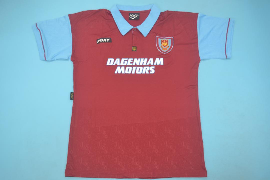 AAA Quality West Ham 1995/97 Home Retro Soccer Jersey