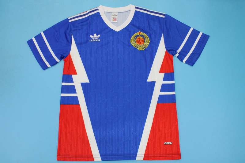 AAA Quality Yugoslavia 1990 Home Retro Soccer Jersey